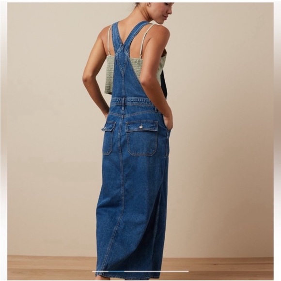 American Eagle Denim Overall Maxi Dress - Picture 2 of 4